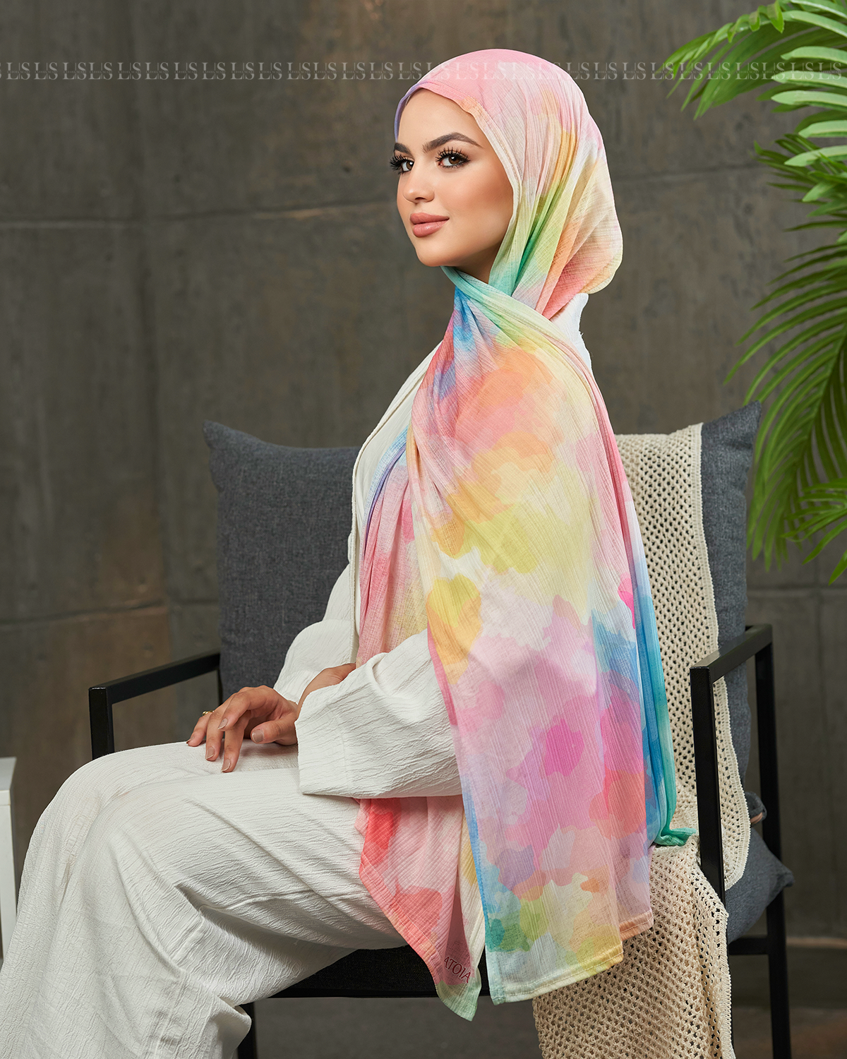 Tie die colourful