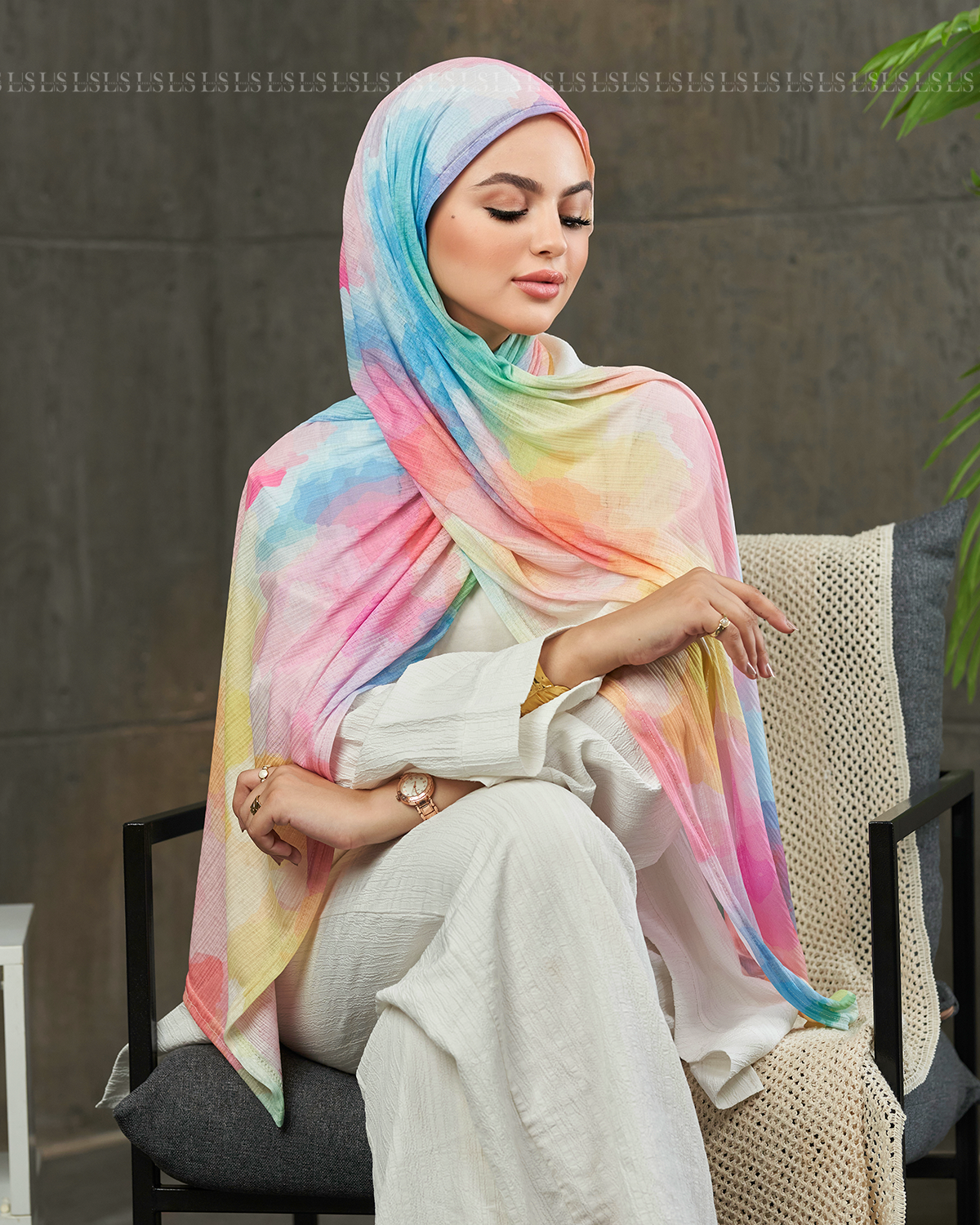 Tie die colourful