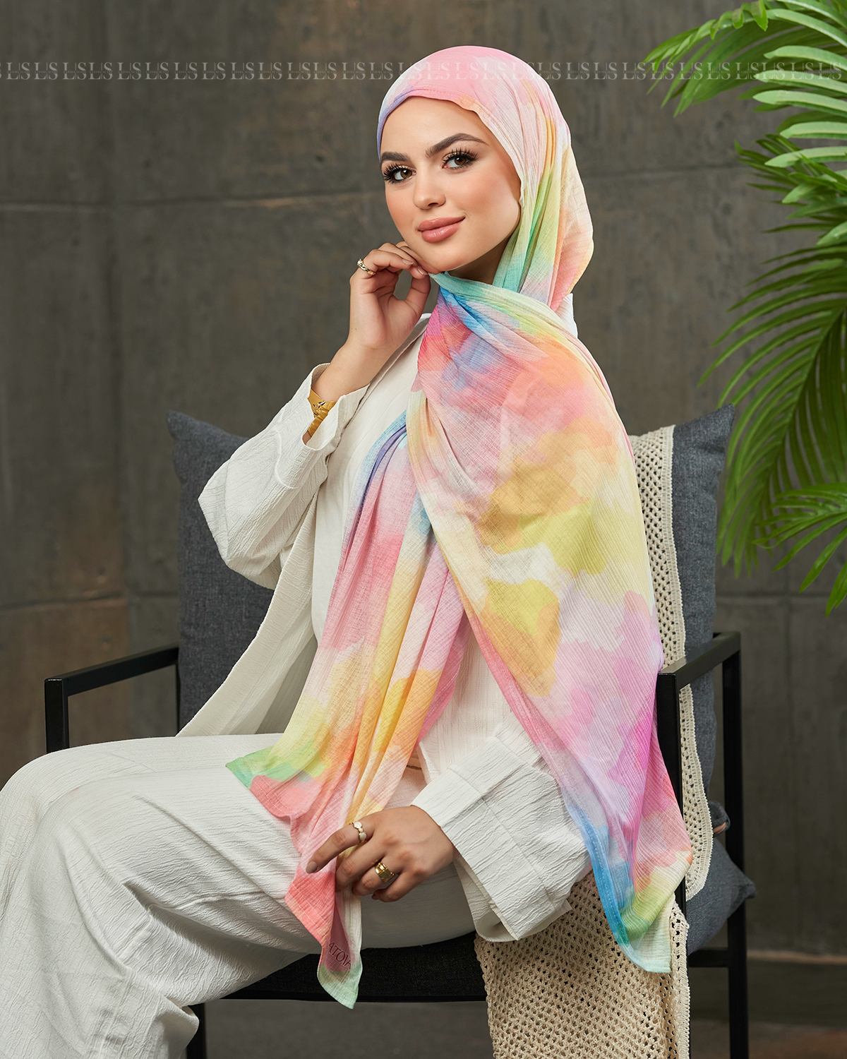 Tie die colourful