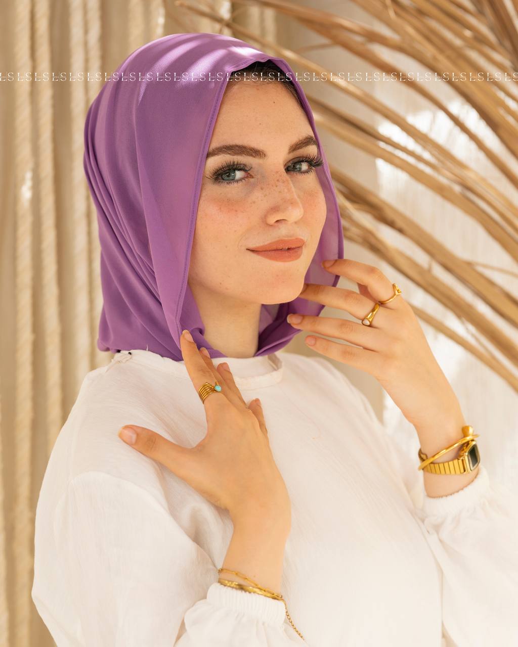 Lavender Easy Scarf